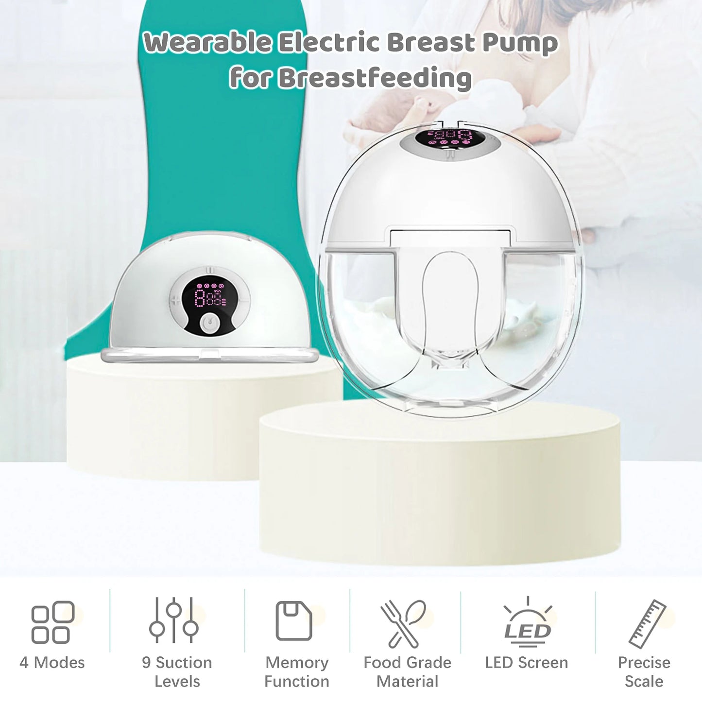 Wireless Portable Breast Pump